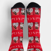 Chaussette Notre première Saint Valentin en tant que Monsieur (Haut)