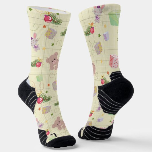 Chaussette Nounours de Noël Ourson (Angulaire)