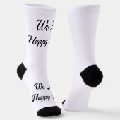 Chaussette Nous Avons Des Pieds Heureux (Angulaire)