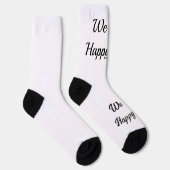 Chaussette Nous Avons Des Pieds Heureux (Droite)