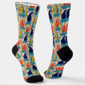 Chaussette Nous Avons Tous Été Victimes Du Motif D'Oiseaux Tr (Angulaire)