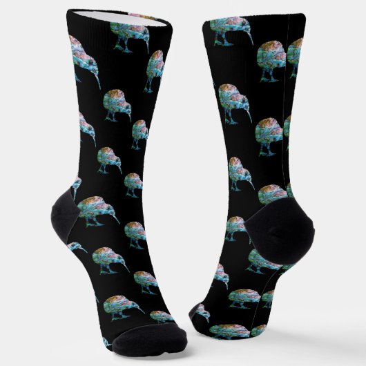 CHAUSSETTE NOUVELLE-ZÉLANDE KIWI SIMPLE PAUA SOCKS (Angulaire)