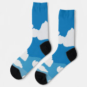 Chaussette Nuage de Ciel Bleu (Gauche)
