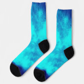 Chaussette Nuage de tempête bleue (Gauche)