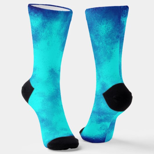 Chaussette Nuage de tempête bleue (Angulaire)