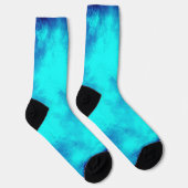 Chaussette Nuage de tempête bleue (Droite)