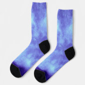 Chaussette Nuage de tempête bleue (Gauche)