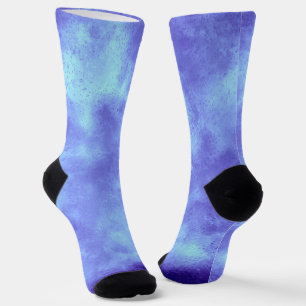 Chaussette Nuage de tempête bleue