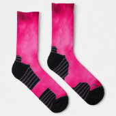 Chaussette Nuage de tempête magenta (Droite)