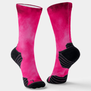 Chaussette Nuage de tempête magenta