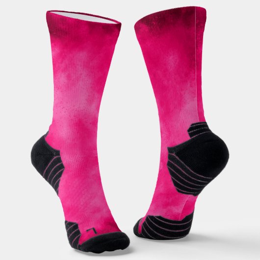 Chaussette Nuage de tempête magenta (Angulaire)