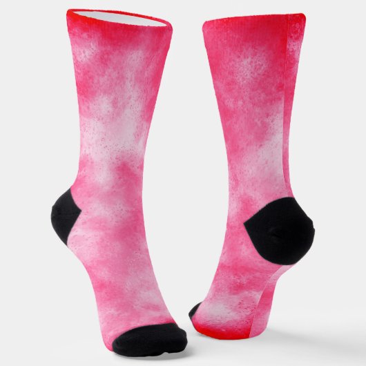 Chaussette Nuage de tempête rose (Angulaire)