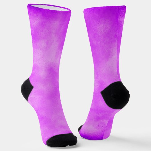 Chaussette Nuage de tempête violet pincé (Angulaire)