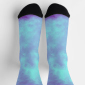 Chaussette Nuage pourpre bleu tempête (Haut)