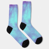 Chaussette Nuage pourpre bleu tempête (Droite)