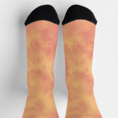 Chaussette Nuages oranges tempêtes (Haut)