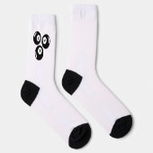 Chaussette Numéro Chanceux 111 Boules Noires (Droite)