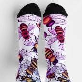 Chaussette Occupé comme une abeille (Haut)