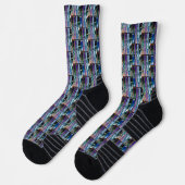 CHAUSSETTE #OCEAN&CIEL #LASURFEUSEMÉRODE @ MAGHIE.ORG (Gauche)