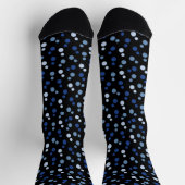 Chaussette Océan Thème nautique Bleu Noir (Haut)