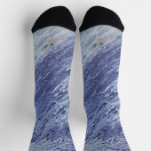 Chaussette Ocean Water Peint Art Chaussettes Cosy (Haut)