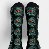 Chaussette Œil de prédateur reptile primal (Haut)