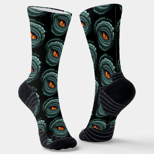 Chaussette Œil de prédateur reptile primal (Angulaire)