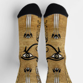 Chaussette OEil égyptien de Horus - Ornement de Wadjet (Haut)