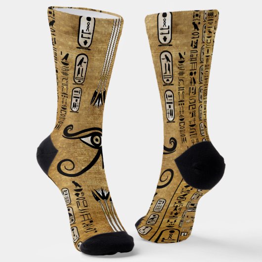 Chaussette OEil égyptien de Horus - Ornement de Wadjet (Angulaire)
