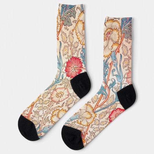 Chaussette Œillet, William Morris (Gauche)