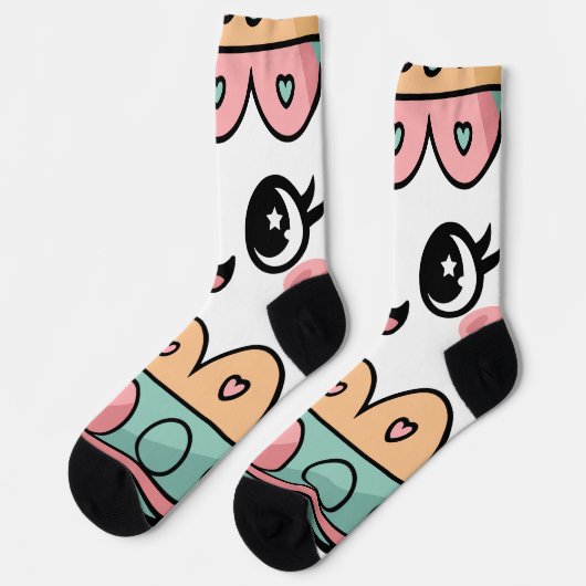 Chaussette Oeuf de Pâques de Kawaii (Gauche)