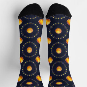 Chaussette Œuvre d'art cosmique vibrante