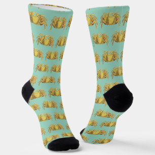 Chaussette Œuvre d'art côtière nautique vintage représentant