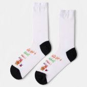 Chaussette Oh ceci appelle un pull de Noël pour tableur (Gauche)