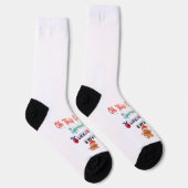 Chaussette Oh ceci appelle un pull de Noël pour tableur (Droite)