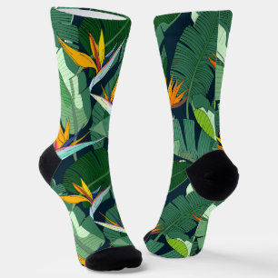 Chaussette Oiseau du Paradis
