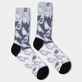Chaussette Oiseaux bleus nordiques de Noël (Droite)