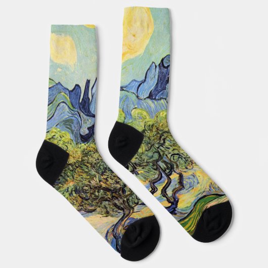 Chaussette Oliviers aux Alpilles par Vincent van Gogh (Droite)