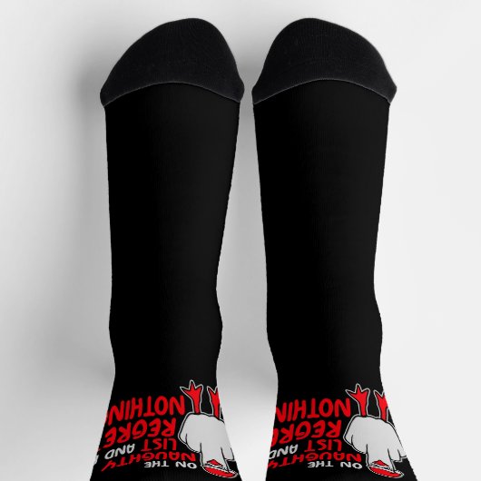 Chaussette On The Naughty List And I Regret Nothing Seagull (Haut)