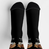 Chaussette Oncle photo personnalisé moderne (Haut)