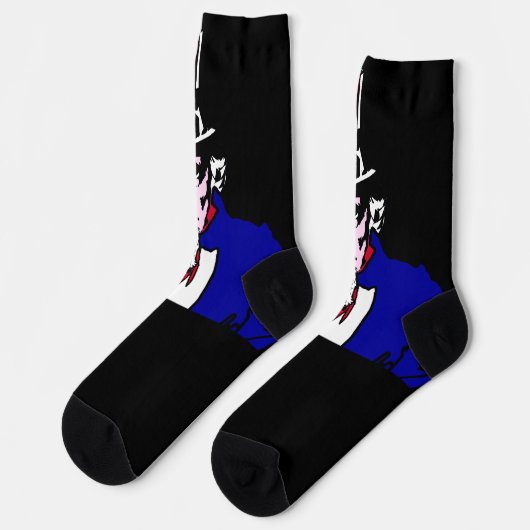 Chaussette Oncle Sam Patriotique (Gauche)