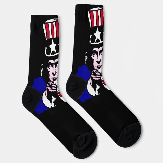 Chaussette Oncle Sam Patriotique (Droite)