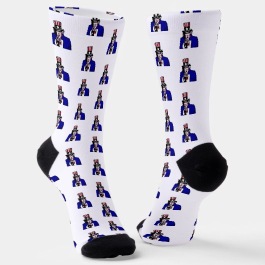 Chaussette Oncle Sam Patriotique (Angulaire)