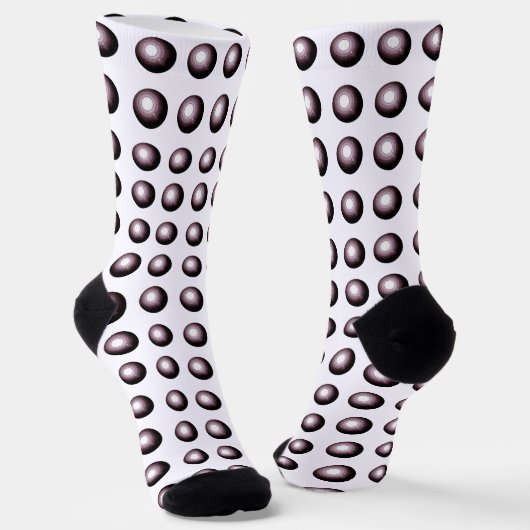 Chaussette Optical Illusion Fun Full of Holes Robotics (Angulaire)