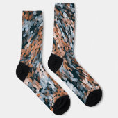 Chaussette orange et bleu (Droite)