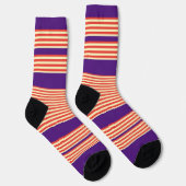 Chaussette Orange Gris violet (Droite)