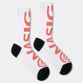 Chaussette orange long (Droite)