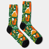 Chaussette Orange Wild automne Forêt d'hiver Fox (Droite)