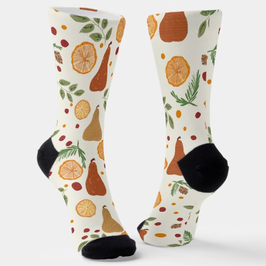 Chaussette Oranges et poires (Angulaire)