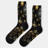 Chaussette Ornements Traditionnels Argent Et Or (Gauche)